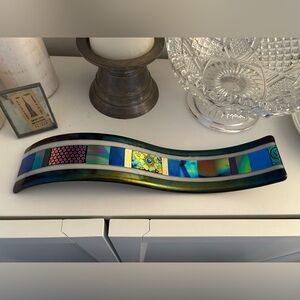 Colorful Glass Art Sculpture from Lohrding Glass in NM